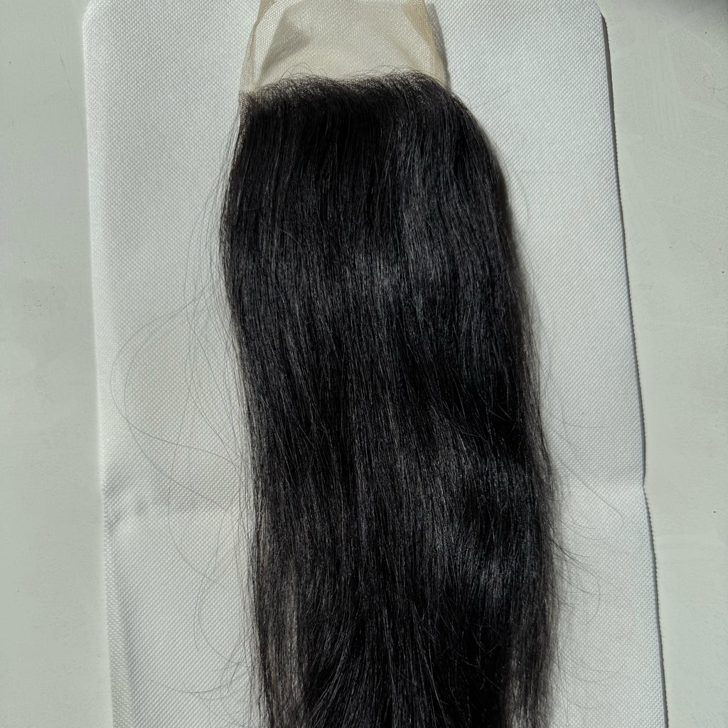 Natural Raw Indian Hair Closures (Southern)