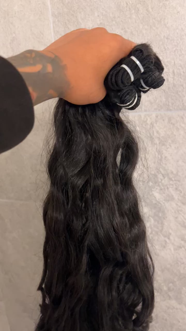 Natural Raw Indian Hair (Southern) Jet Black