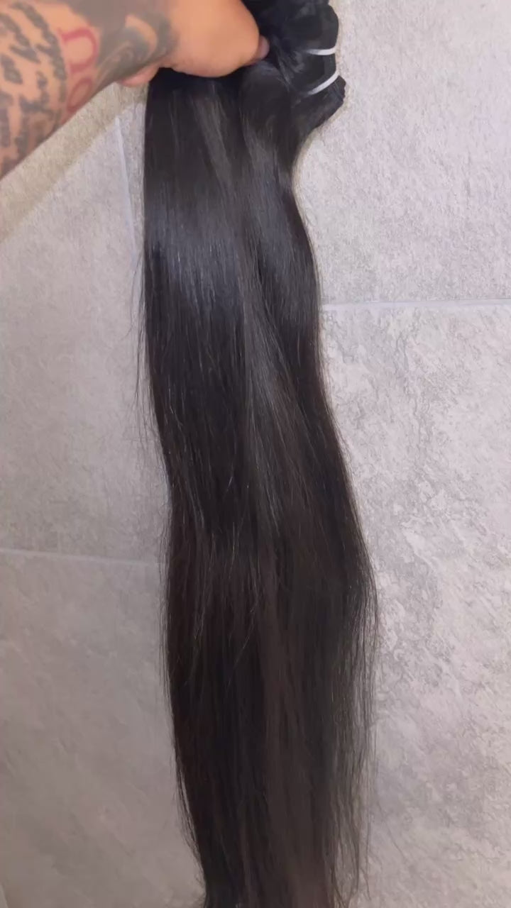 Natural Raw Indian Hair (Southern) Jet Black